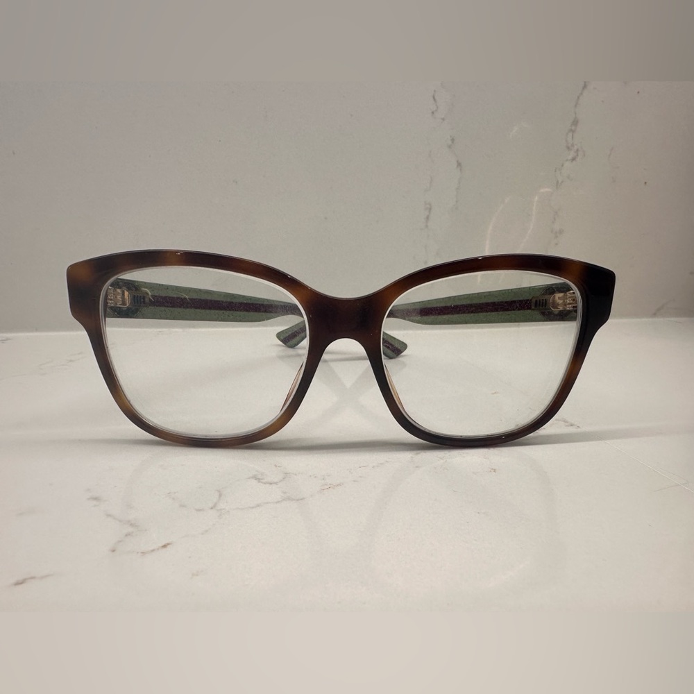 GUCCI Glasses - GG0038O Havana